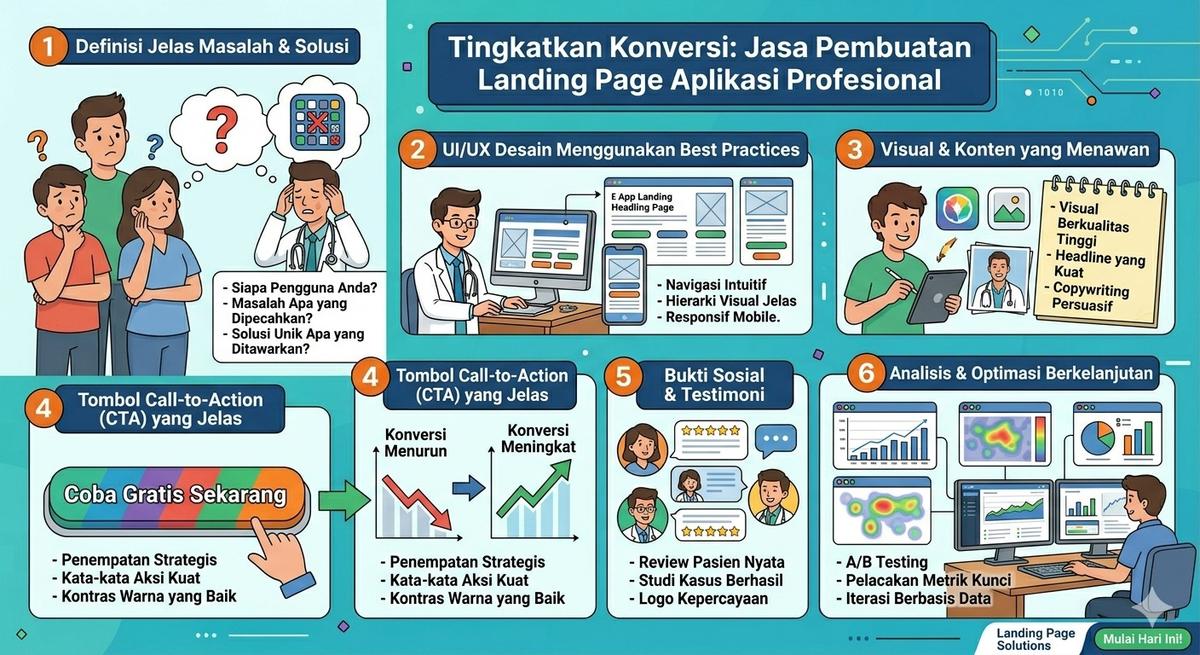 Tingkatkan Konversi: Jasa Pembuatan Landing Page Aplikasi Profesional
