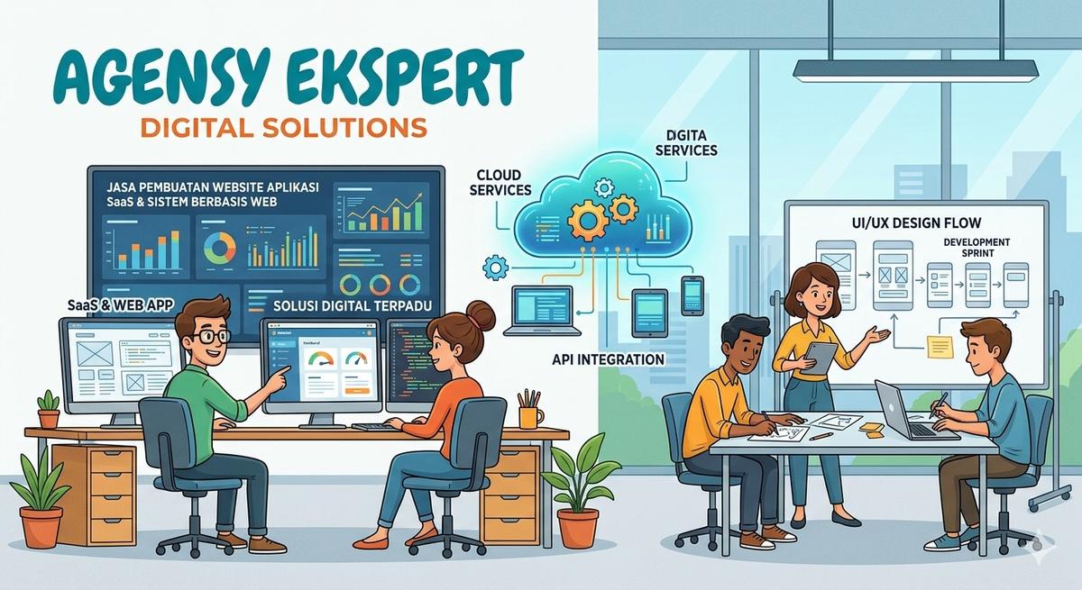 Agensi Ekspert: Jasa Pembuatan Website Aplikasi SaaS & Sistem Berbasis Web