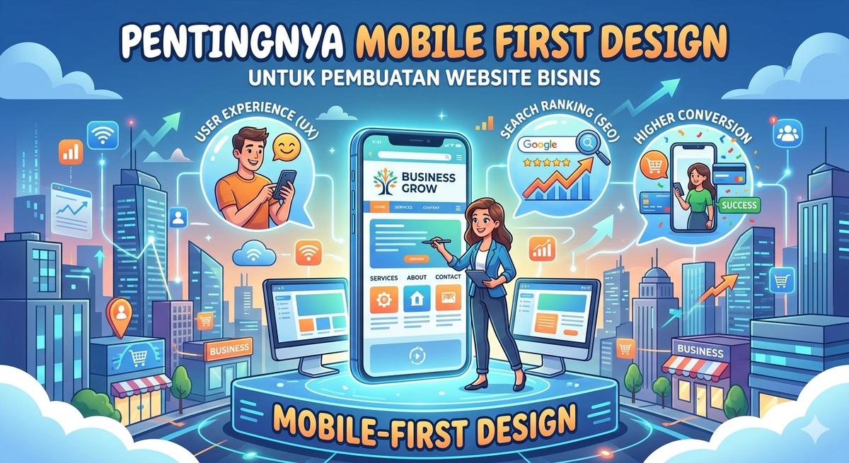Pentingnya Mobile First Design untuk Pembuatan Website Bisnis