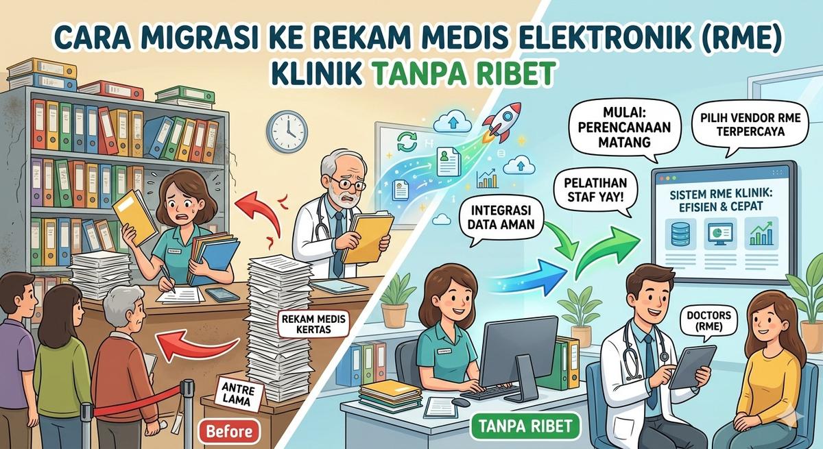 Cara Migrasi ke Rekam Medis Elektronik (RME) Klinik Tanpa Ribet