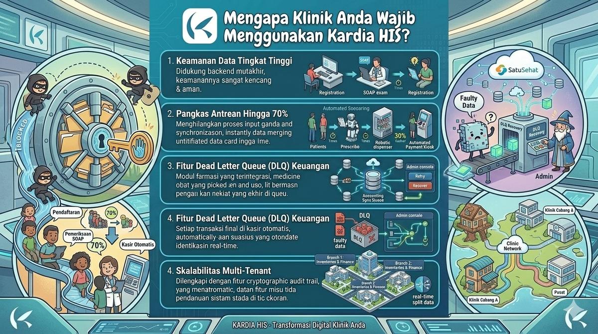 Kenapa Klinik Anda Wajib Menggunakan Kardia HIS untuk Solusi SIMRS dan RME?