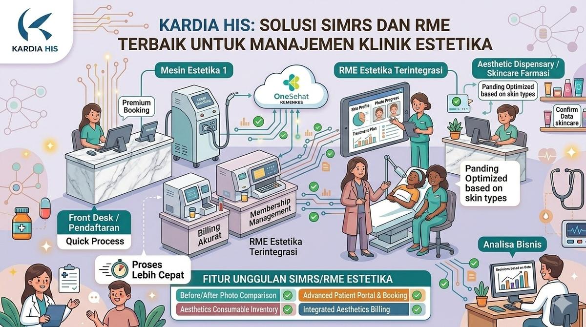 Kardia HIS: Solusi SIMRS dan RME Terbaik untuk Manajemen Klinik Estetika