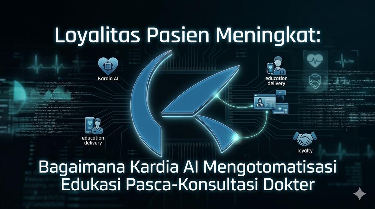 Loyalitas Pasien Meningkat: Bagaimana Kardia AI Mengotomatisasi Edukasi Pasca-Konsultasi Dokter