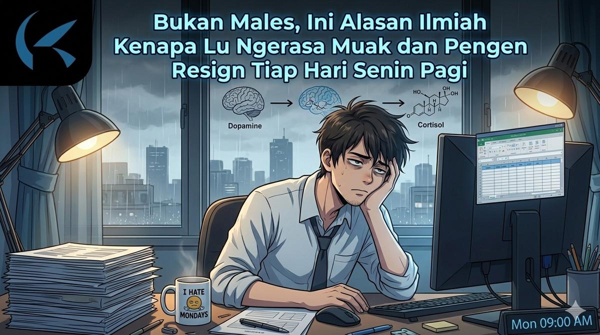 Bukan Males, Ini Alasan Ilmiah Kenapa Lu Ngerasa Muak dan Pengen Resign Tiap Hari Senin Pagi