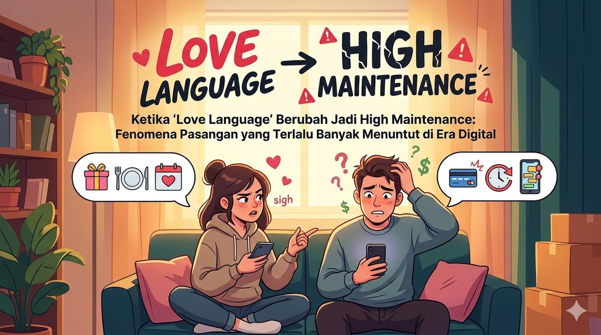 Ketika 'Love Language' Berubah Jadi High Maintenance: Fenomena Pasangan yang Terlalu Banyak Menuntut di Era Digital