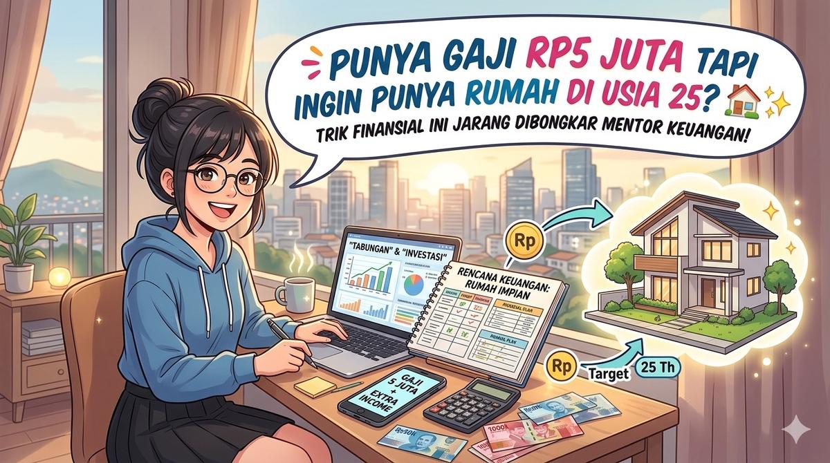 Gaji Rp5 Juta Bisa Beli Rumah di Usia 25? Ini Trik Finansialnya