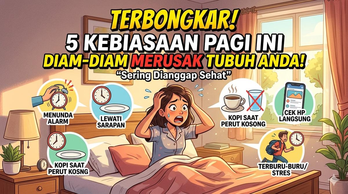 Sering Dianggap Sehat, 5 Kebiasaan Pagi Ini Merusak Tubuh