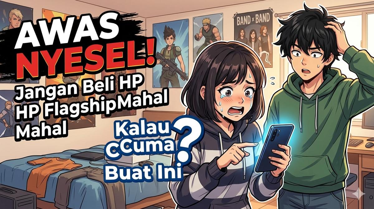Awas Nyesel! Jangan Beli HP Flagship Mahal Kalau Cuma Buat Ini