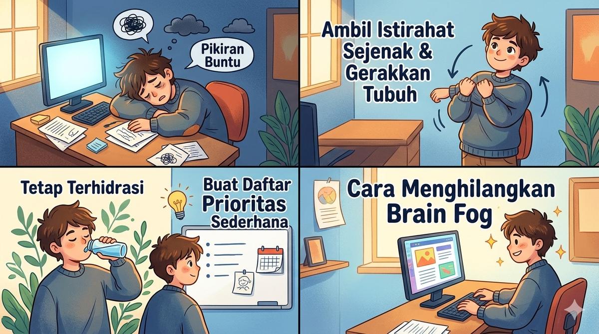 Pikiran Buntu di Siang Hari? Ini Cara Menghilangkan Brain Fog