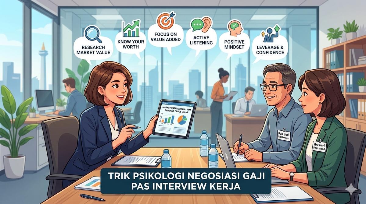 Trik Psikologi Negosiasi Gaji Pas Interview Kerja