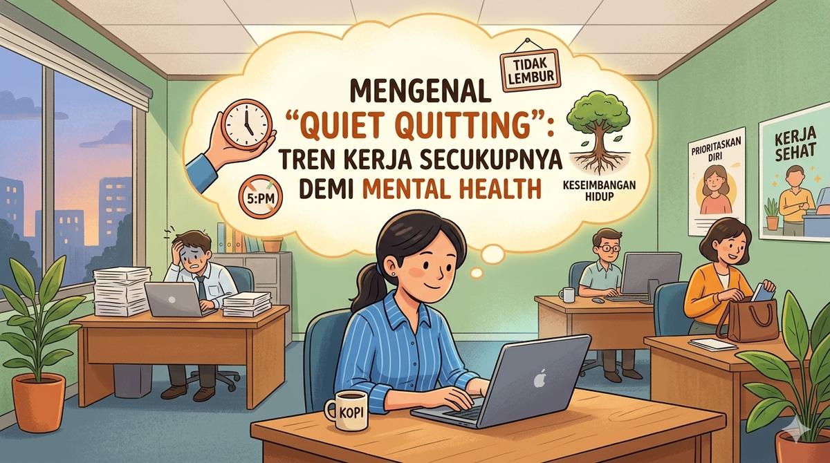 Mengenal Quiet Quitting, Tren Kerja Secukupnya demi Mental Health