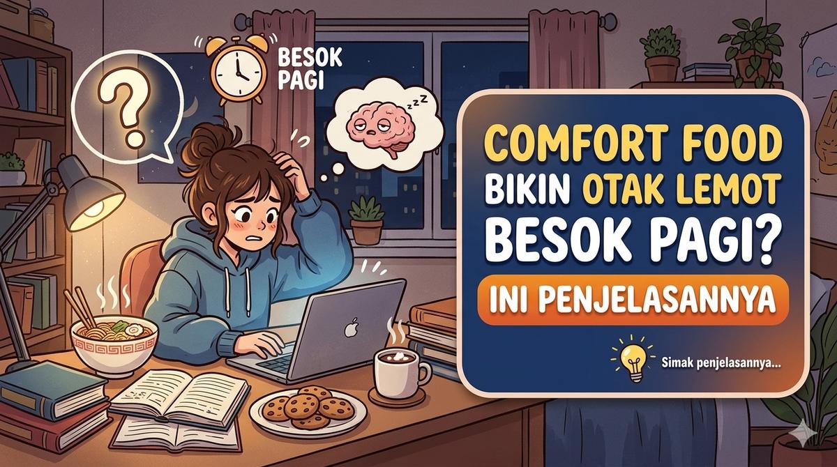 Comfort Food Bikin Otak Lemot Besok Pagi? Ini Penjelasannya