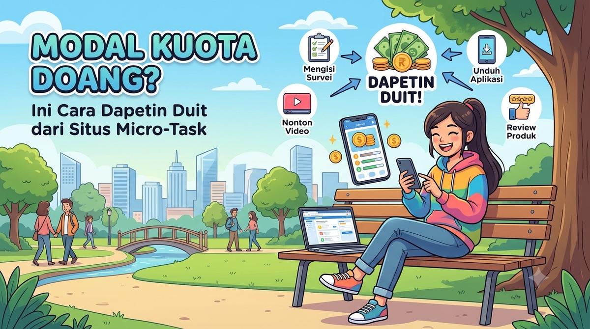 Modal Kuota Doang? Ini Cara Dapetin Duit dari Situs Micro-Task