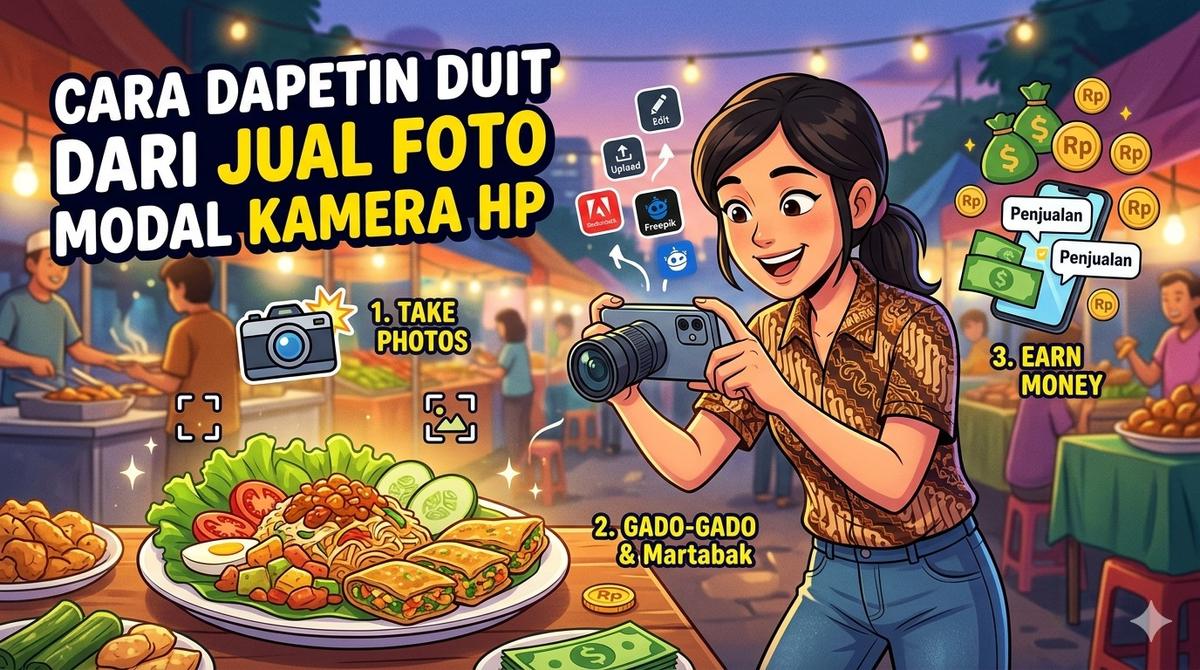 Cara Dapetin Duit dari Jual Foto Modal Kamera HP