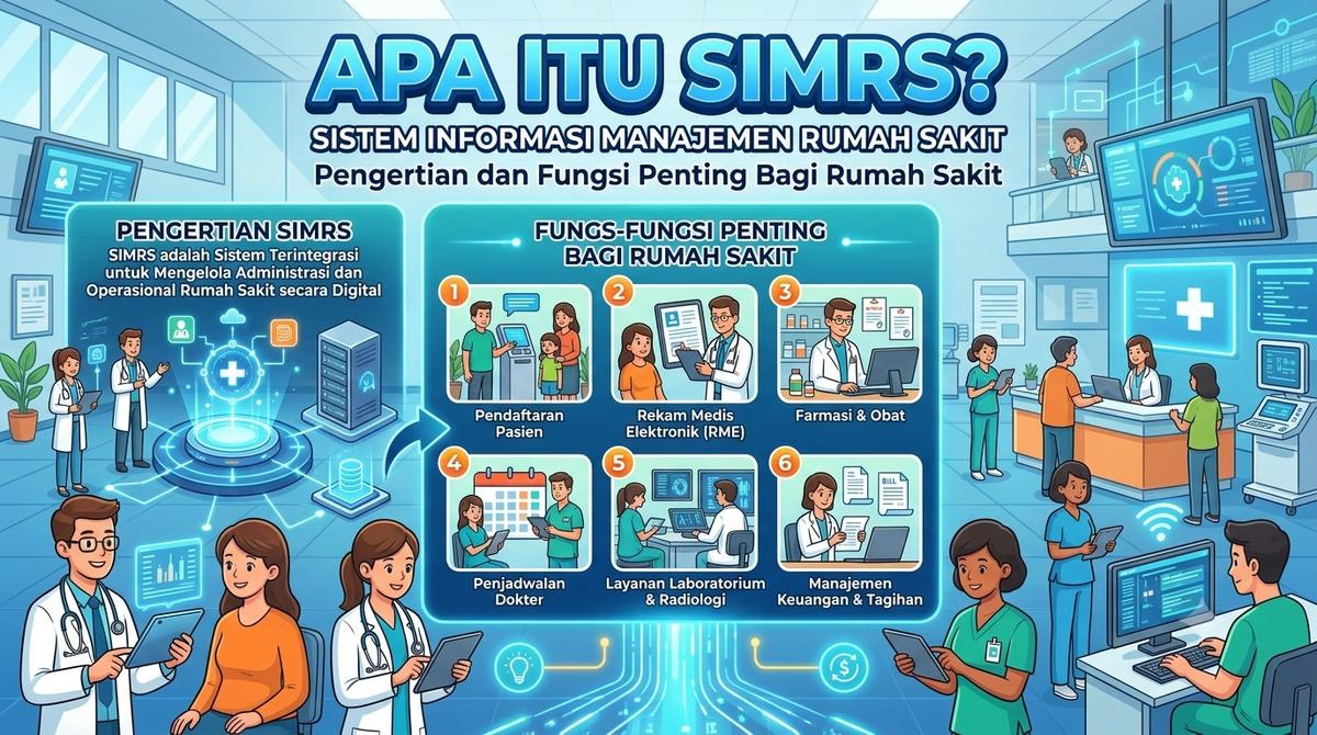 Apa Itu SIMRS? Ini Pengertian dan Fungsi Penting Bagi Rumah Sakit