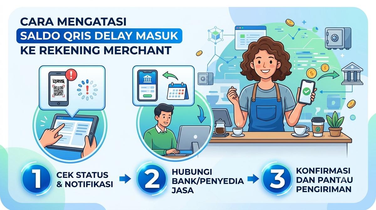 Cara Mengatasi Saldo QRIS Delay Masuk ke Rekening Merchant