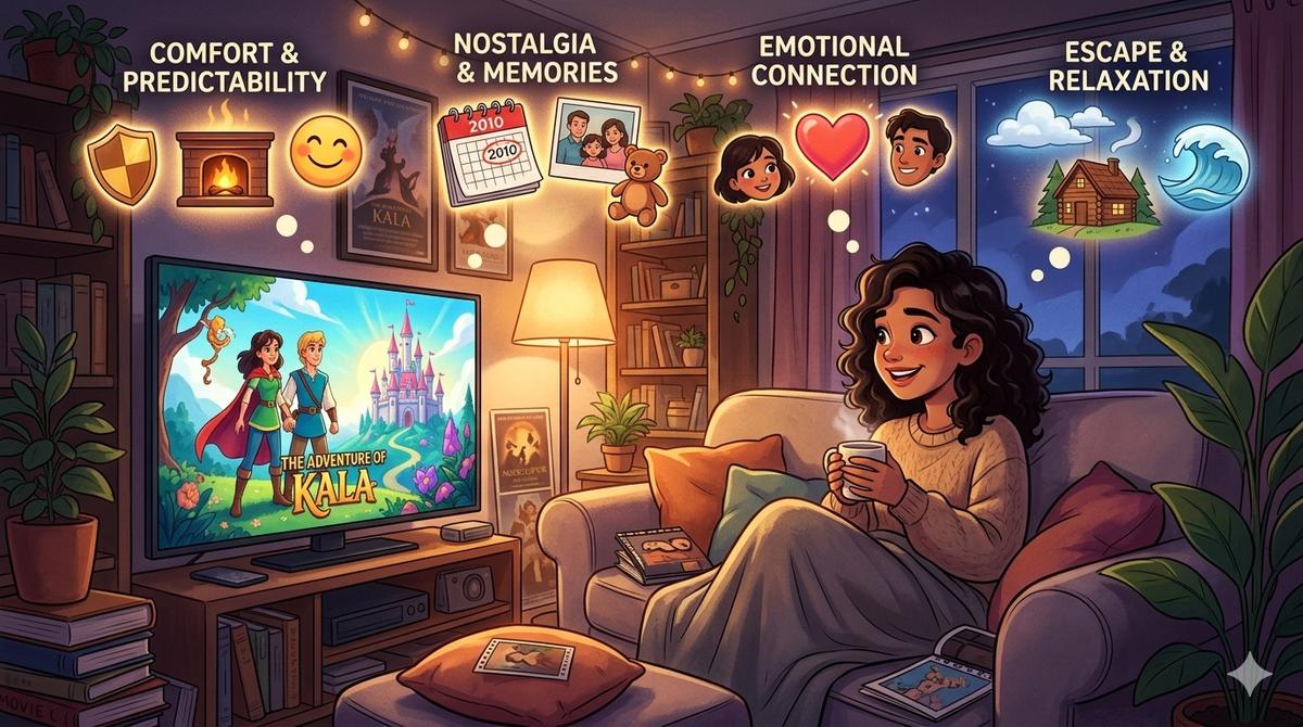 Alasan Psikologis Suka Nonton Ulang Film yang Sama Berulang Kali