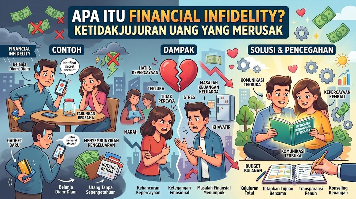 Apa Itu Financial Infidelity? Ketidakjujuran Uang yang Merusak