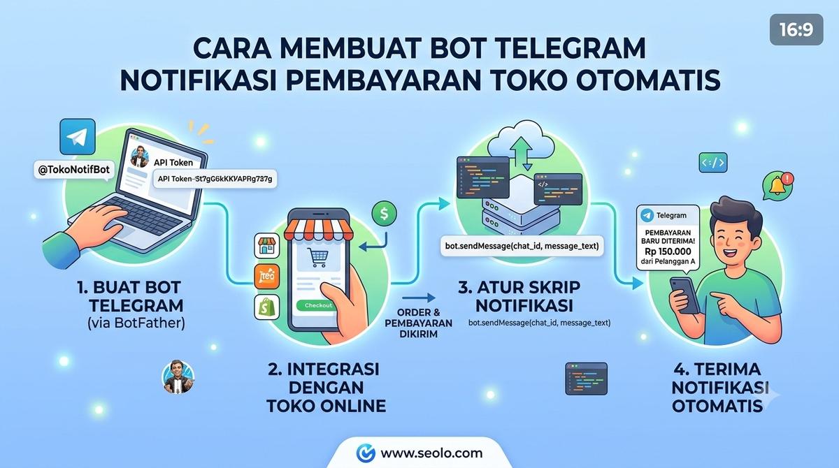 Cara Membuat Bot Telegram Notifikasi Pembayaran Toko Otomatis