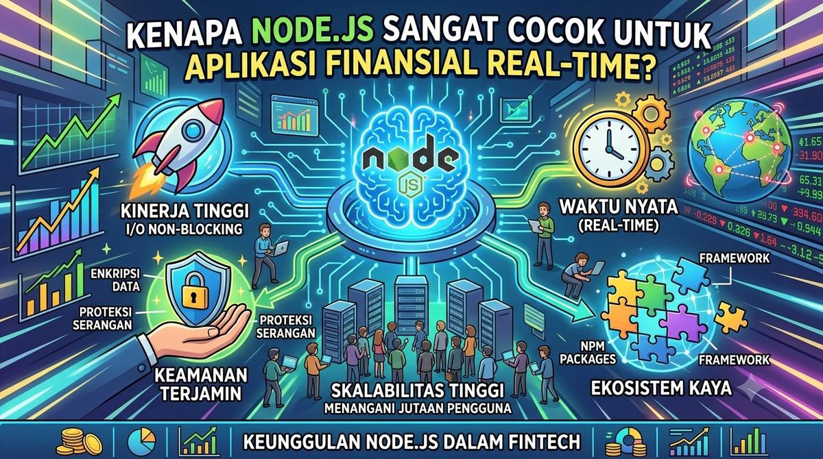 Kenapa Node.js Sangat Cocok untuk Aplikasi Finansial Real-Time?