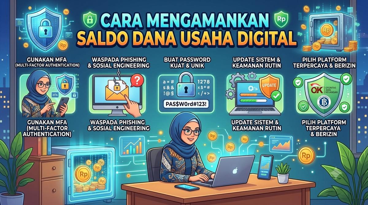 Cara Mengamankan Saldo Dana Usaha Digital dari Fraud Siber