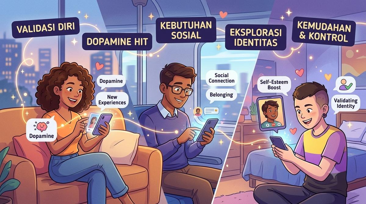 Alasan Psikologis Mengapa Kita Suka Main Aplikasi Kencan Online