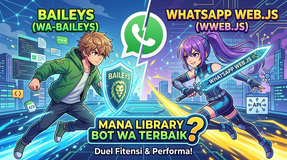 Baileys vs WhatsApp Web.js: Mana Library Bot WA Terbaik?